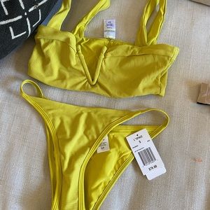 L space bathing suit size small